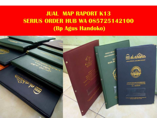 Wa 085725142100, Map Raport K13,  Sampul Raport Solo, Sampul Raport TK, Sampul Raport K13  (2)