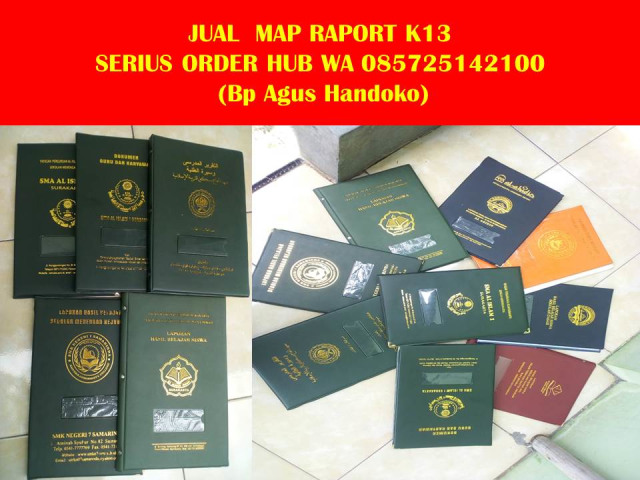 Wa 085725142100, Map Raport K13,  Map Raport, Map Raport Jogja, Map Raport K13