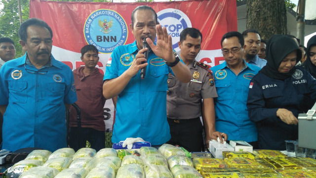 30 kilogram sabu diamankan BNN RI dan BNNP Sumut. (Foto: Ade Nurhaliza/kumparan)