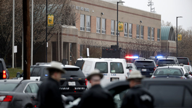 Penembakan di Sekolah Great Mills Maryland (Foto: AP Photo/Alex Brandon)
