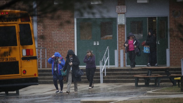 Penembakan di Sekolah Great Mills Maryland (Foto: Alex Brandon/AP Photo)