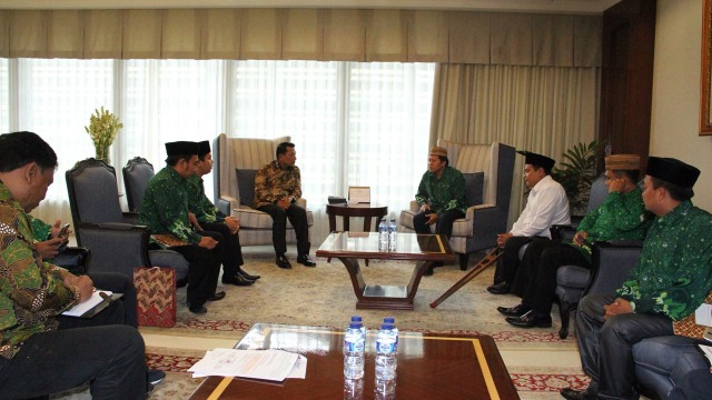 Moeldoko bertemu Persatuan Guru NU (Foto: Dok. Kantor Staf Presiden)