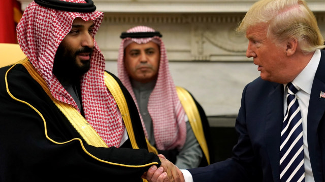 Donald Trump bertemu Mohamed bin Salman (Foto: REUTERS/Jonathan Ernst)
