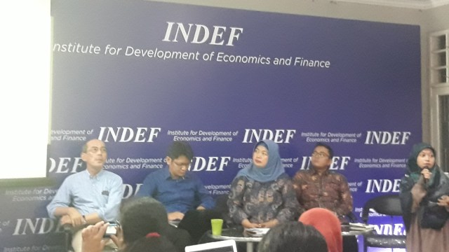 INDEF diskusi utang pemerintah (Foto: Nicha Muslimawati/kumparan)