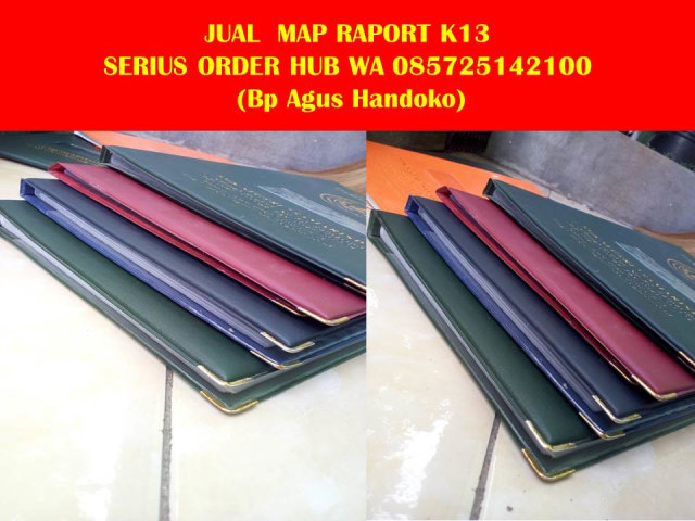 Wa 085725142100, Sampul Raport K13, Sampul Raport Paud, Sampul Raport