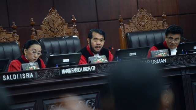 Hakim Mahkamah Konstitusi (Foto: ANTARA FOTO/Wahyu Putro A)