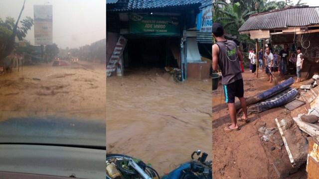 Banjir di Cicaheum dan Cikutra. (Foto: dok. Basarnas Bandung)