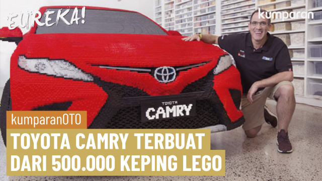 Toyota Camry  terbuat dari 500.000 keping LEGO (Foto: Jafrianto/kumparan)