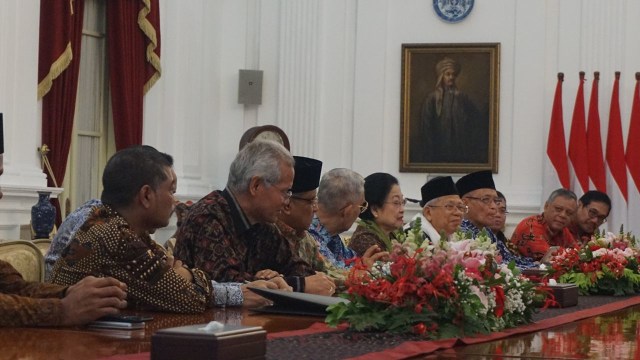 Jokowi Menerima BPIP di Istana Merdeka (Foto: Yudhistira Amran/kumparan)