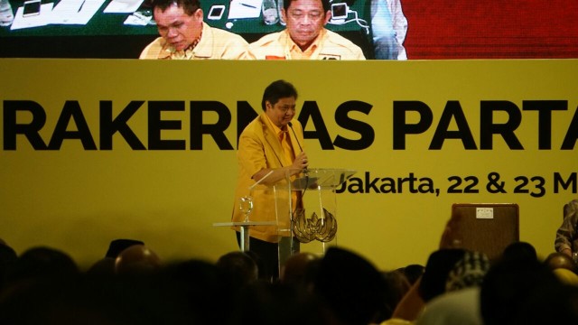 Ketum DPP Golkar Airlangga Hartanto. (Foto: Helmi Afandi Abdullah/kumparan)