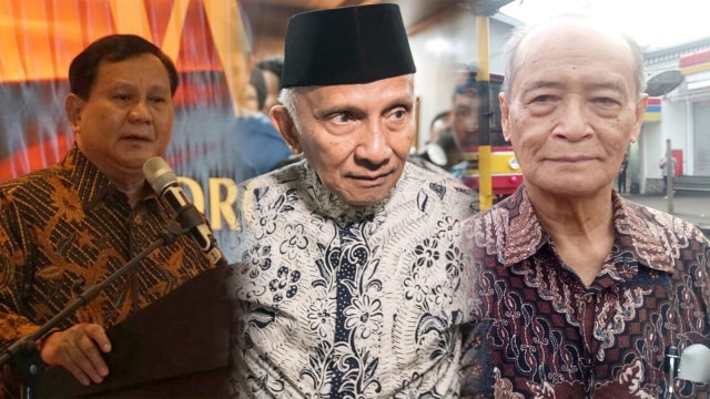 Prabowo, Amien Rais, Buya Syafi'i (Foto: Helmi Afandi/kumparan, Antara/M Agung Rajasa, Dok. Asmul Khairi)