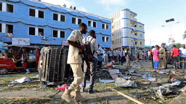 Ledakan di Somalia (Foto: Reuters/Feisal Omar)