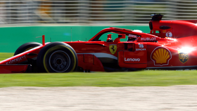 Pebalap Ferrari, Sebastian Vettel. (Foto: REUTERS/Brandon Malone)