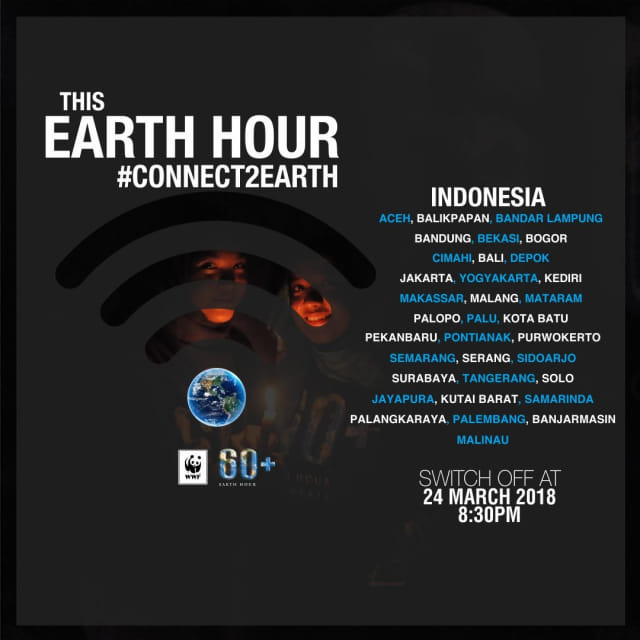 Kota yang Mengadakan Switch Off Earth Hour (1)
