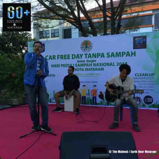 Earth Hour Mataram, Car Free Day Tanpa Sampah  (4)