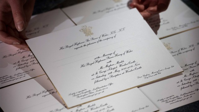 Undangan Pernikahan Pangeran Harry & Meghan Markle (Foto: Twitter Kensington Palace)
