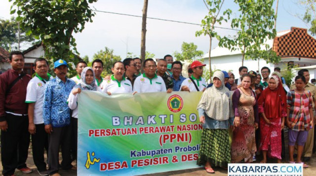 PPNI Kabupaten Probolinggo Gelar Baksos Bagi Korban Angin Puting Beliung