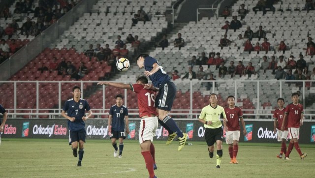Indonesia U-19 vs Jepang U-19 (Foto: Nugroho Sejati/kumparan)