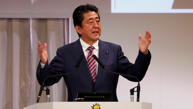 Perdana Menteri Jepang, Shinzo Abe (Foto: Reuters/Issei Kato)