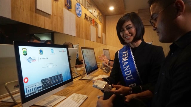 Peresmian Samsat digital dan pembayaran non tunai (Foto: Fanny Kusumawardhani/kumparan)