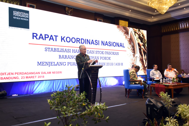 Jelang Puasa dan Lebaran 2018, Kemendag Gelar Rakornas Bapok di Bandung (17539)
