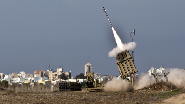 Tameng Rudal Israel, Iron Dome. (Foto: AFP/Jack Guez)