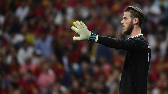 Kiper Spanyol, David de Gea. (Foto: Pierre-Philippe Marcou/AFP)