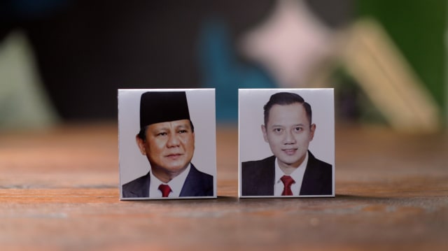 Prabowo Subiantoo dan Agus Harimurti Yudhoyono (Foto: Jafri Anto/kumparan)