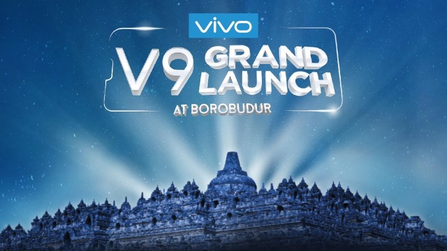 Peluncuran Vivo V9 di Candi Borobudur. (Foto: Vivo Indonesia)
