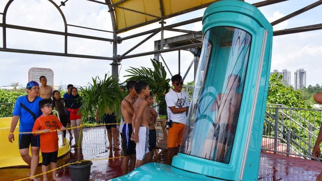 Wahana Sky Box di Atlantis Water Adventure (Foto: Dok. Taman Impian Jaya Ancol)