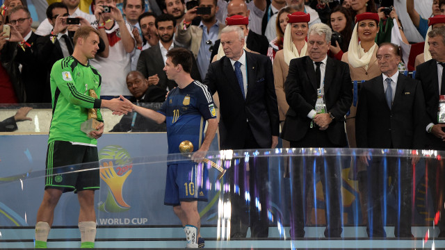 Messi gagal di Piala Dunia 2014. (Foto: JUAN MABROMATA / AFP)