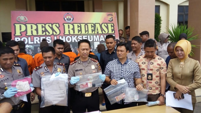 Konpers kasus IRT terciduk jadi PSK online di Aceh (Foto: Dok. Istimewa)