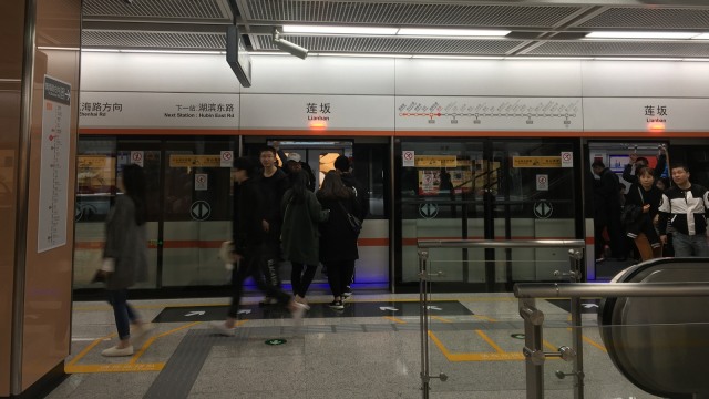 CCTV di subway kota Xiamen. (Foto: Feby Dwi Sutianto/kumparan)