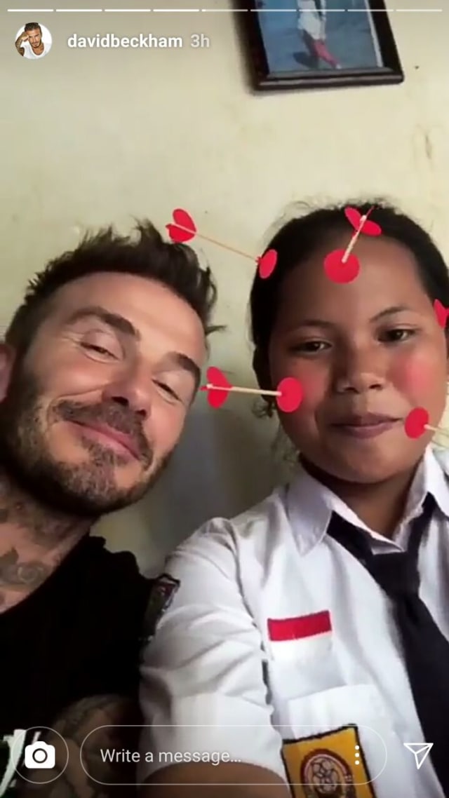 David Beckham dan Sripun (Foto: Instagram/@davidbeckham)