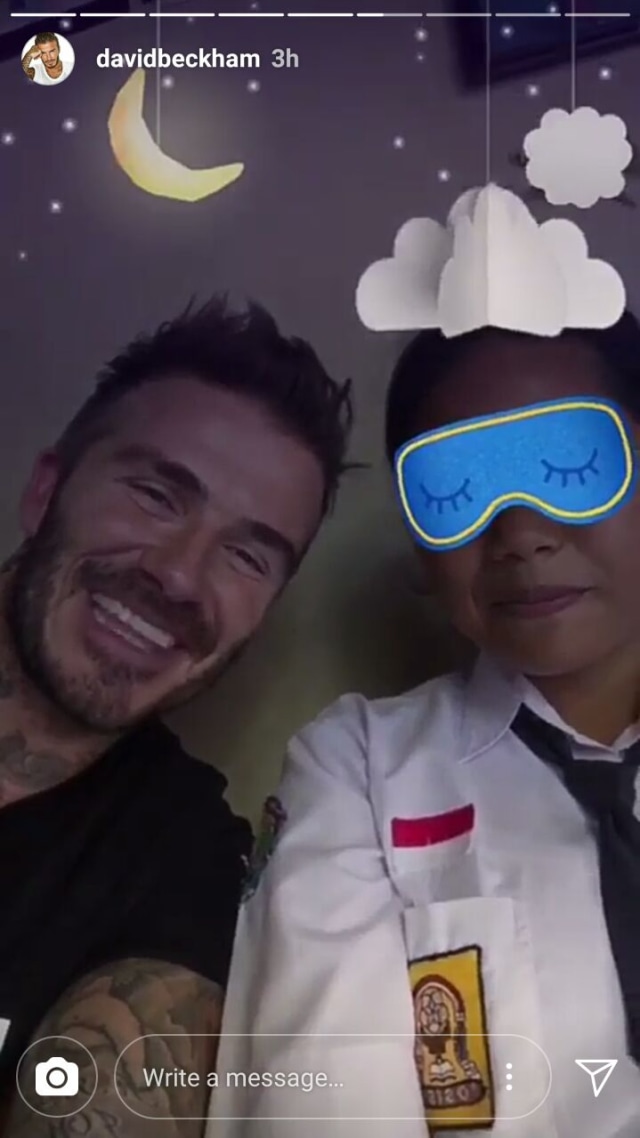 David Beckham dan Sripun (Foto: Instagram/@davidbeckham)