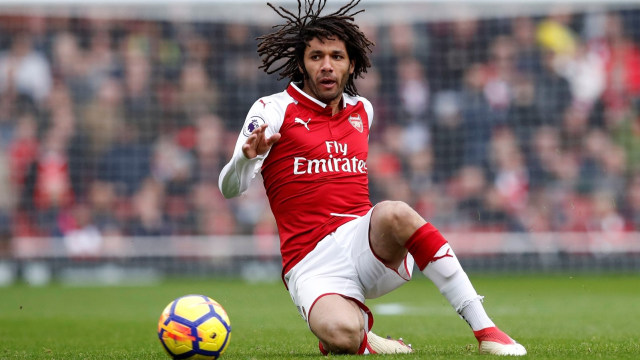 Gelandang Arsenal, Mohamed Elneny. (Foto: Reuters/Eddie Keogh)