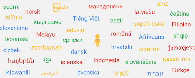 Daftar bahasa baru di perangkat Google Maps (Foto: Google)