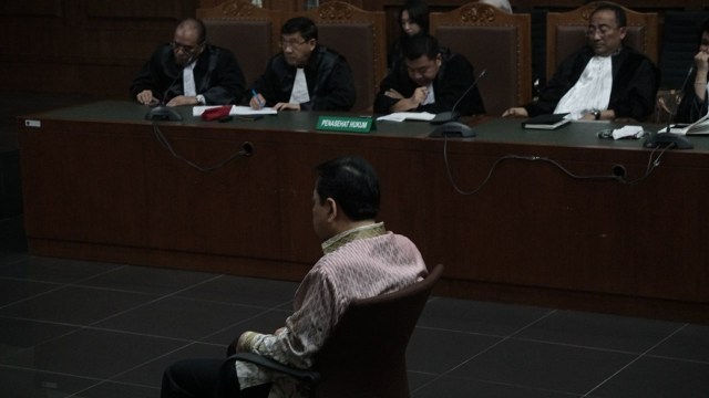 Setya Novanto di Pengadilan Tipikor (Foto: Irfan Adi Saputra/kumparan)