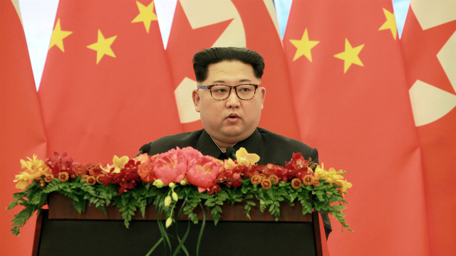 Kunjungan Rahasia Kim Jong-un ke China (Foto: KCNA/via Reuters)
