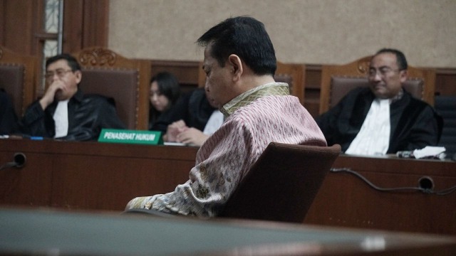 Sidang Setya Novanto di Pengadilan Tipikor. (Foto: Irfan Adi Saputra/kumparan)