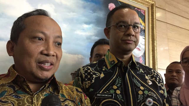 Anies Baswedan di Kantor BPK (Foto: Moh Fajri/kumparan)