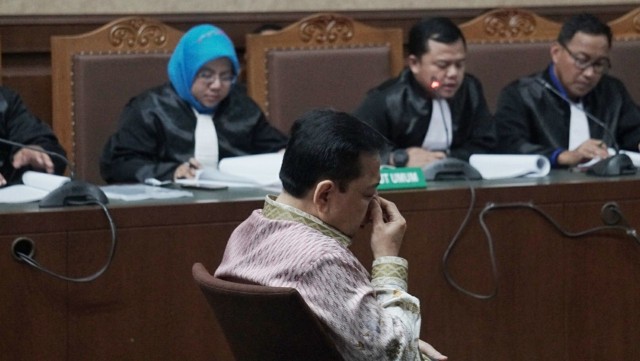 Sidang Tuntutan Setya Novanto (Foto: Irfan Adi Saputra/kumparan)