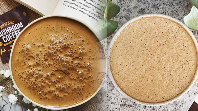 Mushroom Coffee, kombinasi kopi dan jamur (Foto: IG @furtherfood,@revivedbyg)