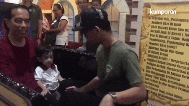Jokowi di Mall Solo Paragon. (Foto: Istimewa)