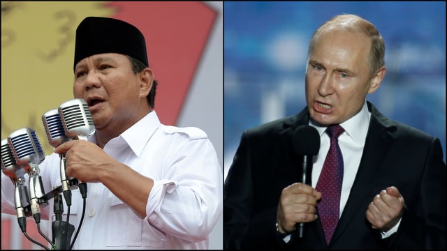 Prabowo dan Presiden Putin  (Foto: AFP PHOTO / Adek Berry, REUTERS/Maxim Shemetov)