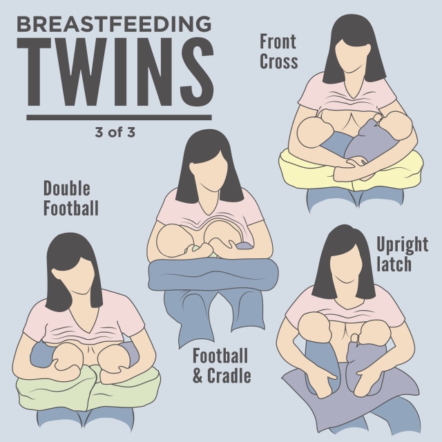 Menyusui bayi kembar. (Foto: Thinkstock)