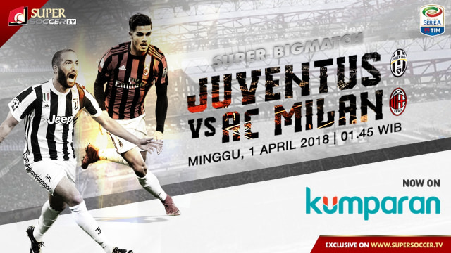 Juventus vs AC Milan  (Foto: kumparan)