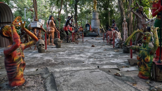 Wang Saen Suk, Taman Neraka di Thailand. (Foto: Flickr/David Clay)