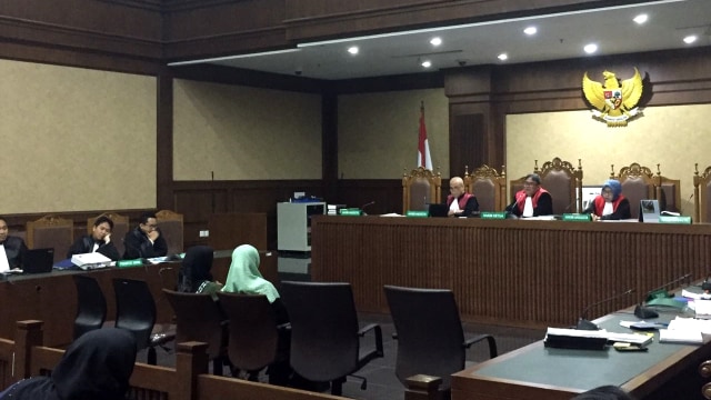 Sidang Bimanesh di Pengadilan Tipikor. (Foto: Soejono Eben/kumparan)
