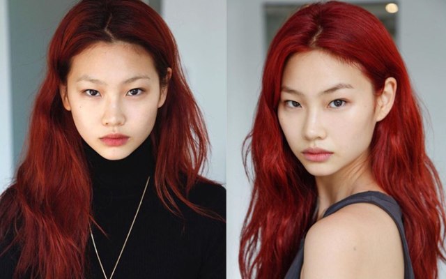 Model Korea Hoyeon Jung (Foto: Instagram @hoooooyeony)